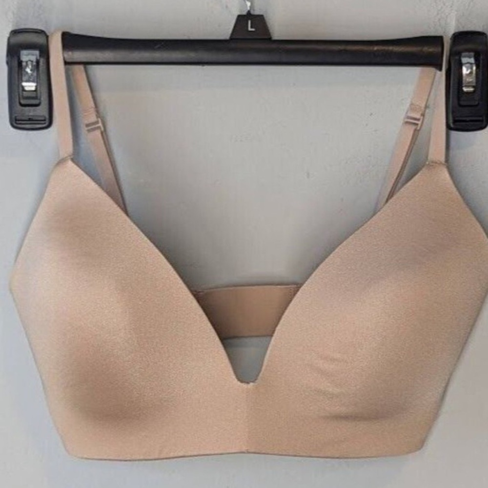 Skims Wireless Form T-Shirt Demi Bra 32DD Clay